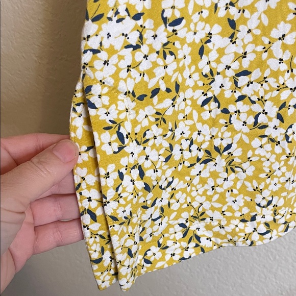 J Jill  Yellow Floral Tank Top - Picture 4 of 5